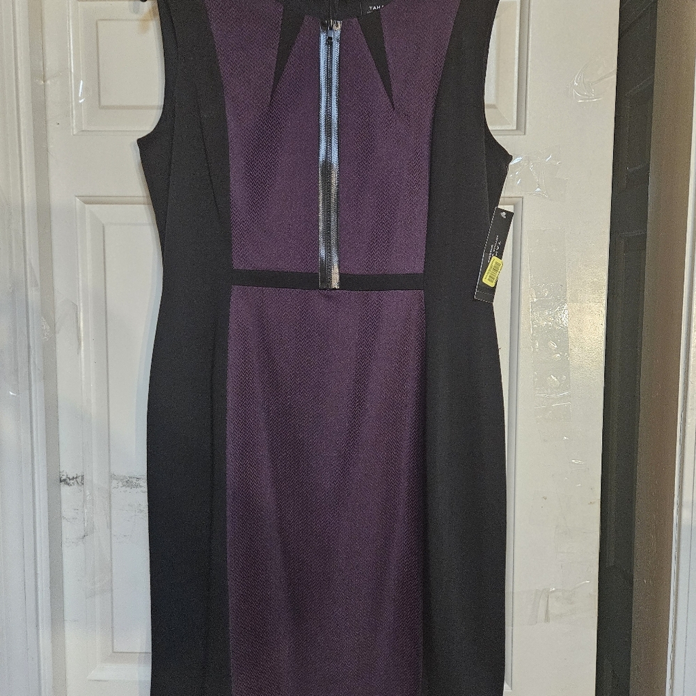 Purple and Black Dress